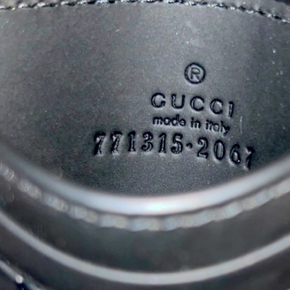 Authentic Gucci Black Rubber Effect Card Holder+COA - Picture 8 of 9